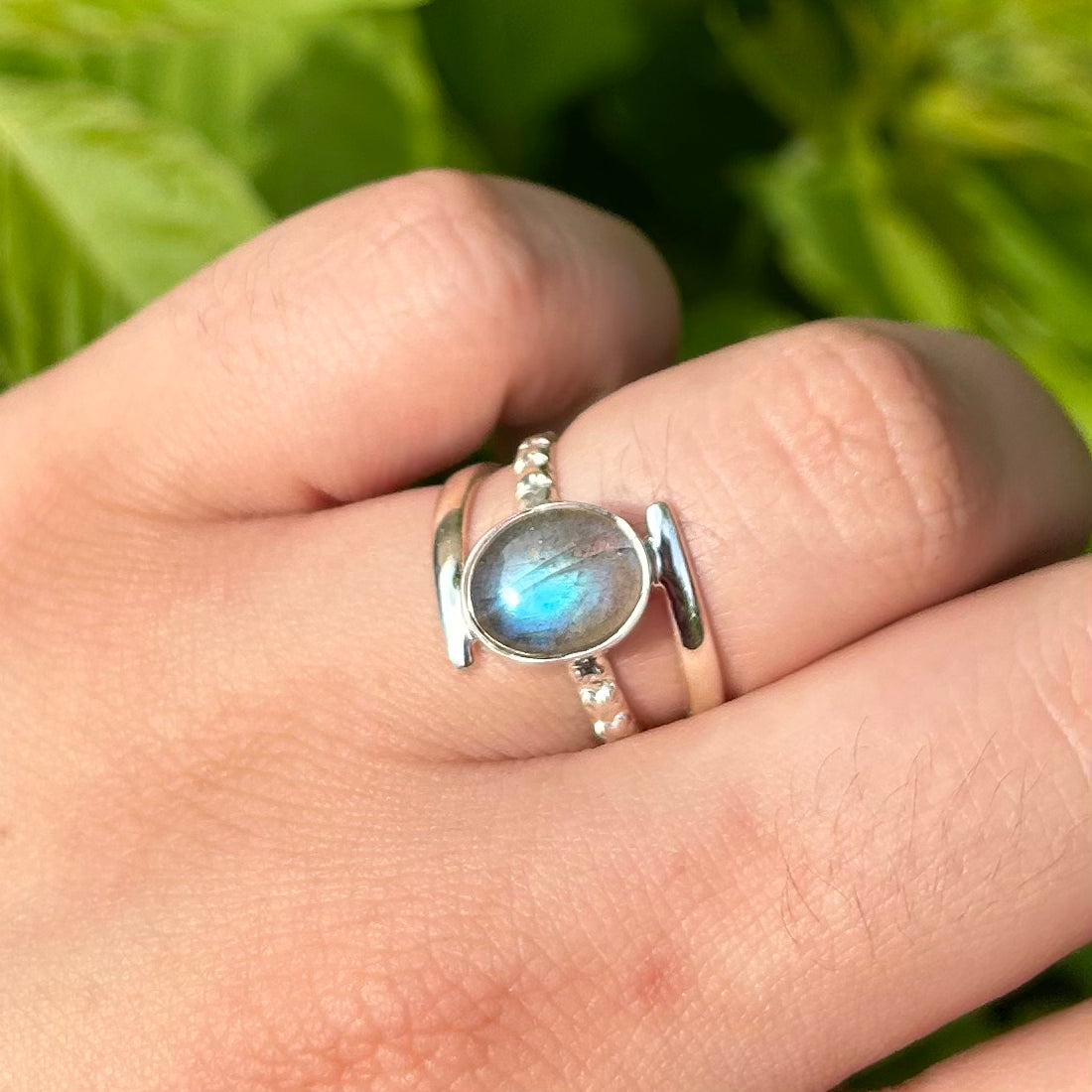 Sterling and Labradorite Ring – Hi Ho Silver